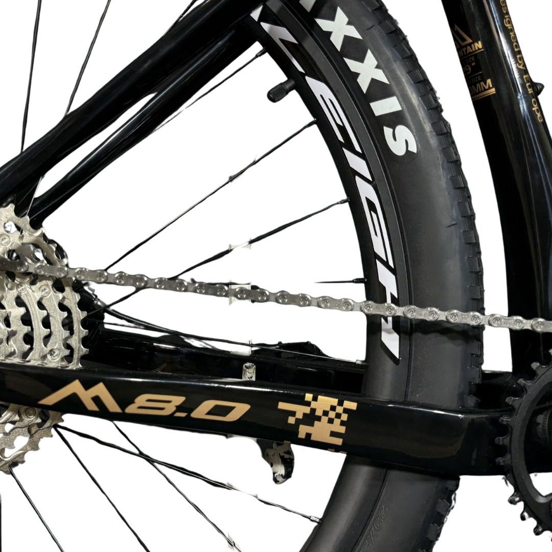 bicicleta-raleigh-80-r29-18-negro-con-dorado